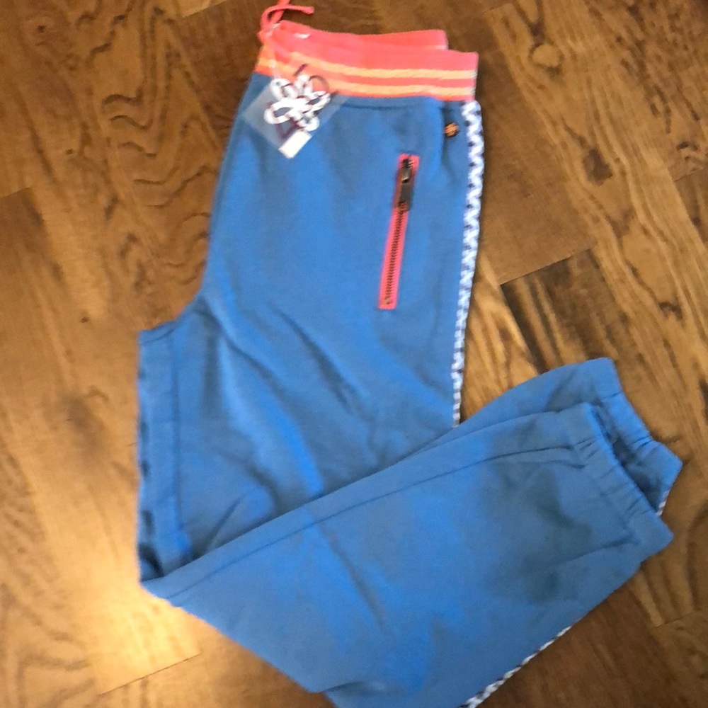 NEW Matilda Jane 435 Fresh Powder Blue Jogging Pants Size 12